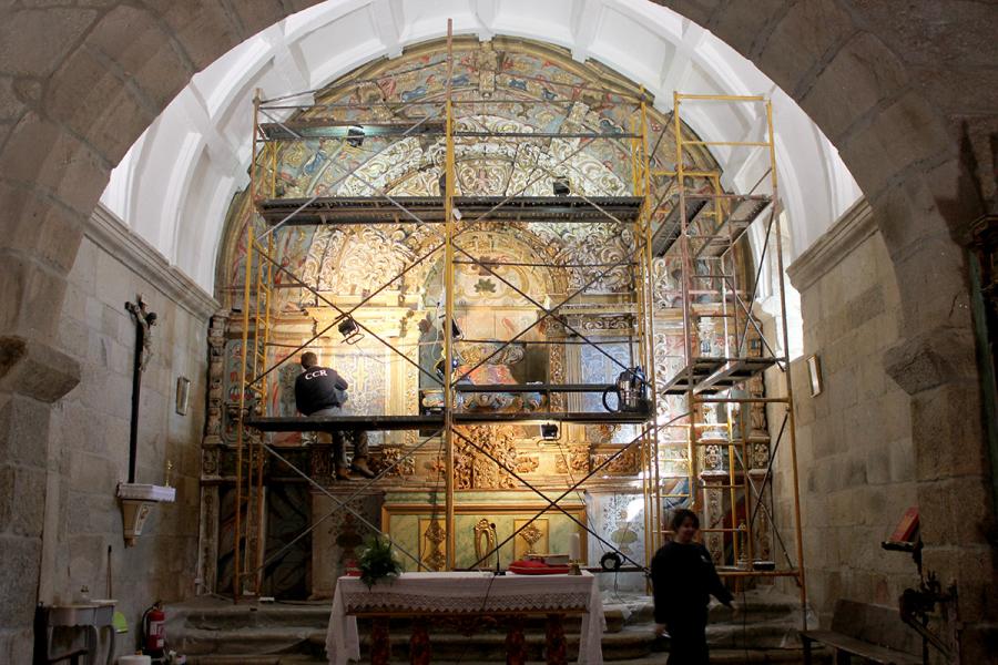 Altar da igreja de Cércio