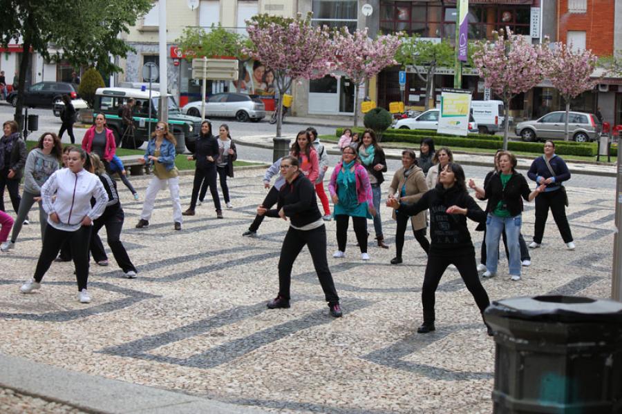 Flash mob em Bragança