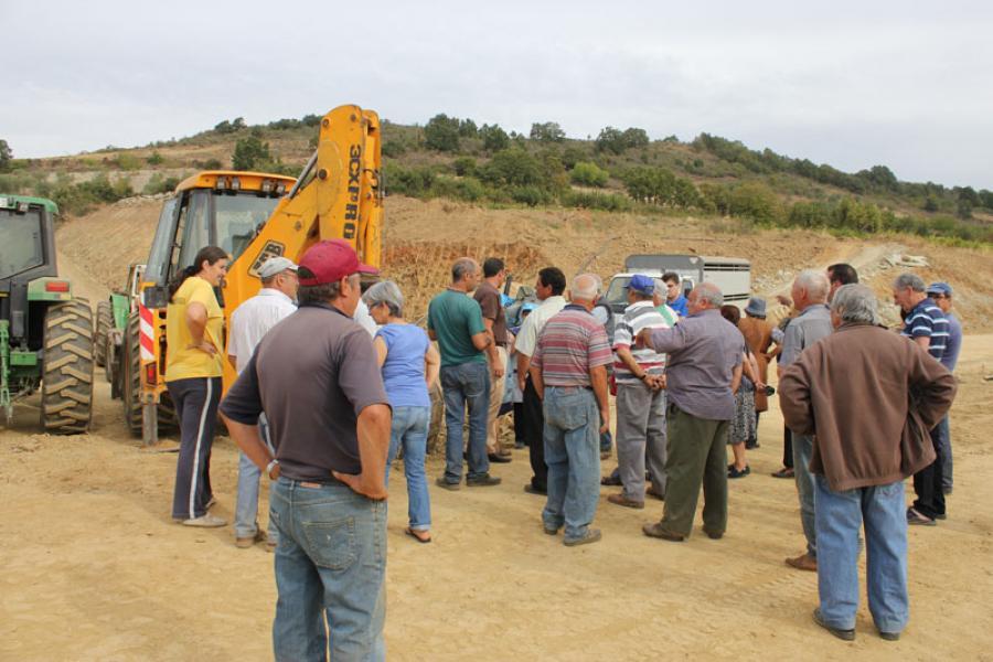 Manifestação em Quintela de Lampaças