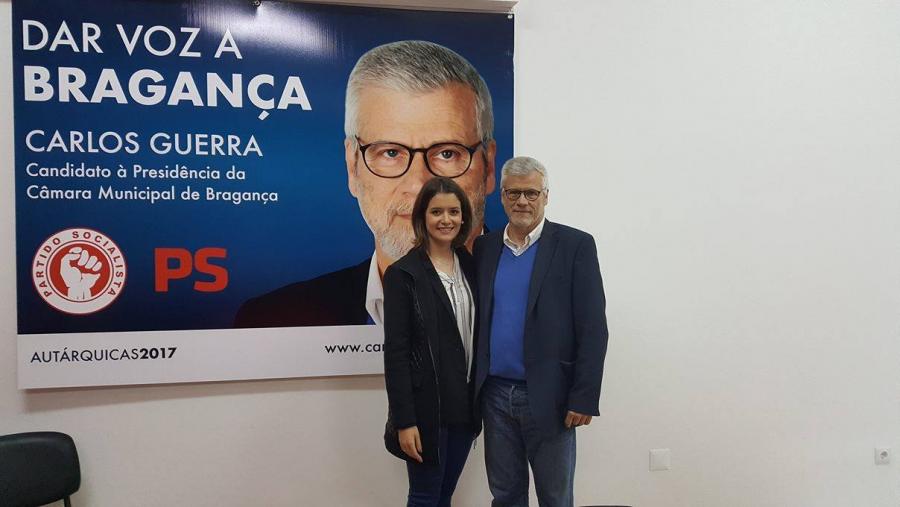 Patrícia Morais com Carlos Guerra